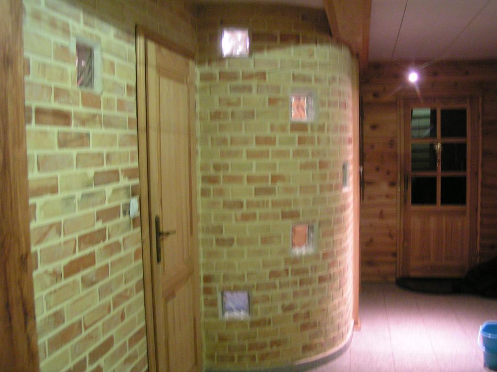 Dom Z Sauna - Lugiele Dzierwiany Esterno foto