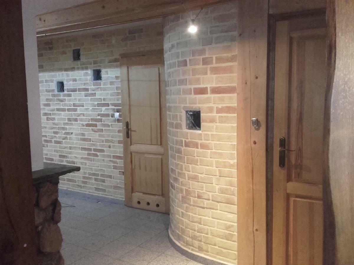 Dom Z Sauna - Lugiele Dzierwiany Esterno foto